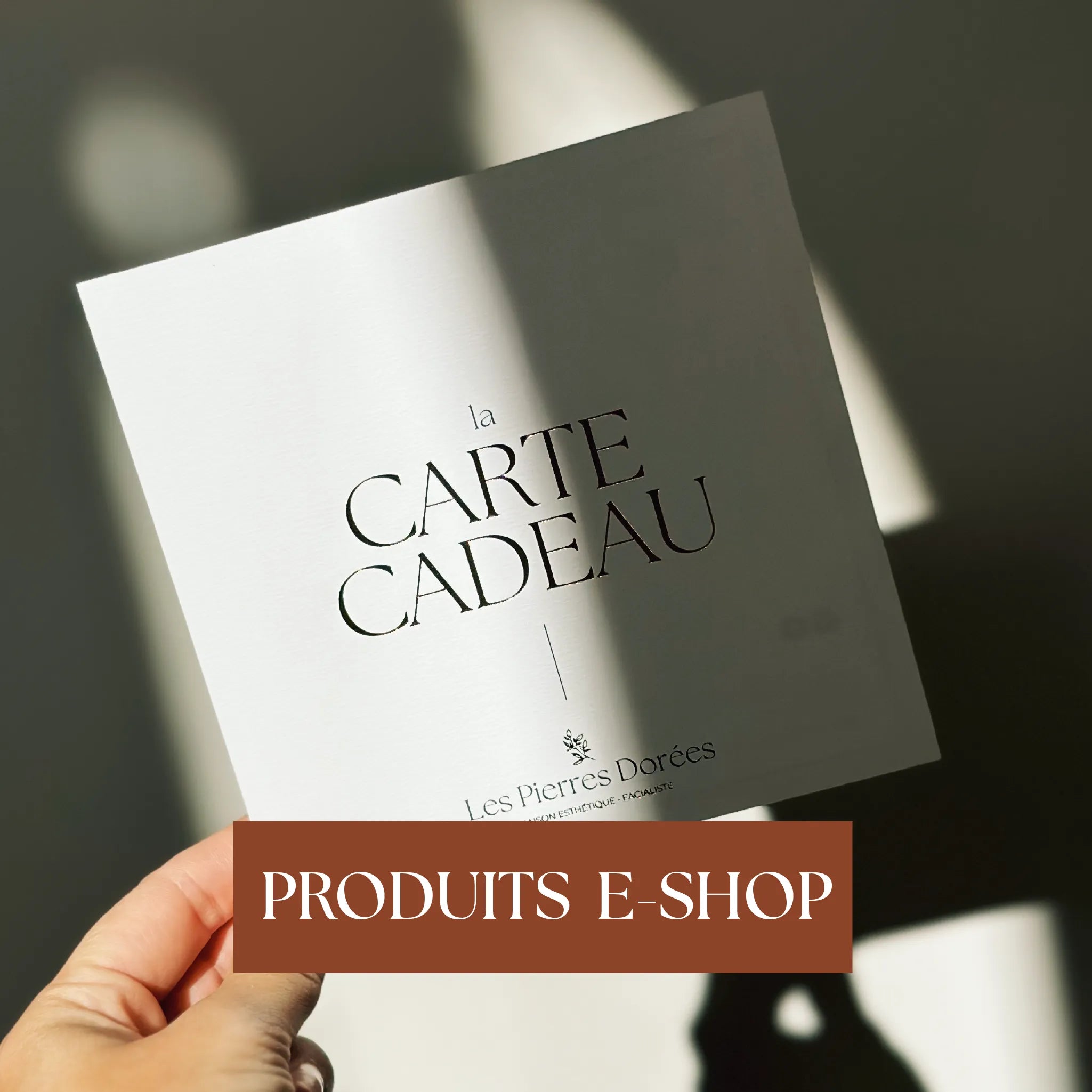 Carte cadeau e-shop en ligne pour des produits Maison Les Pierres Dorées