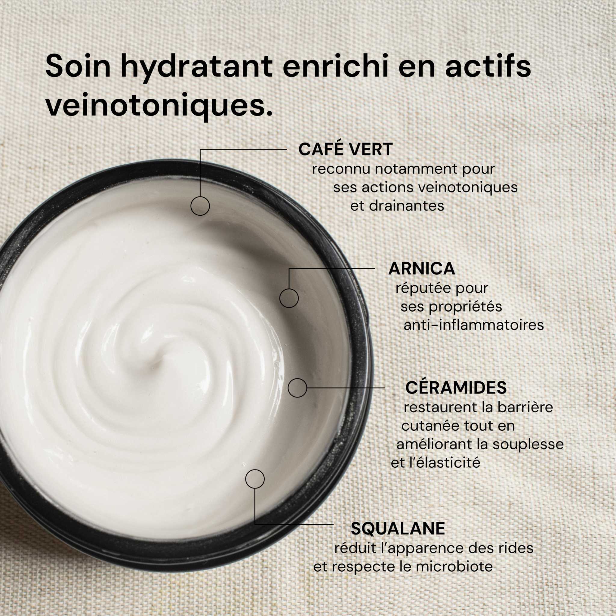 Crème corps veinotonique - Maison Les Pierres Dorées