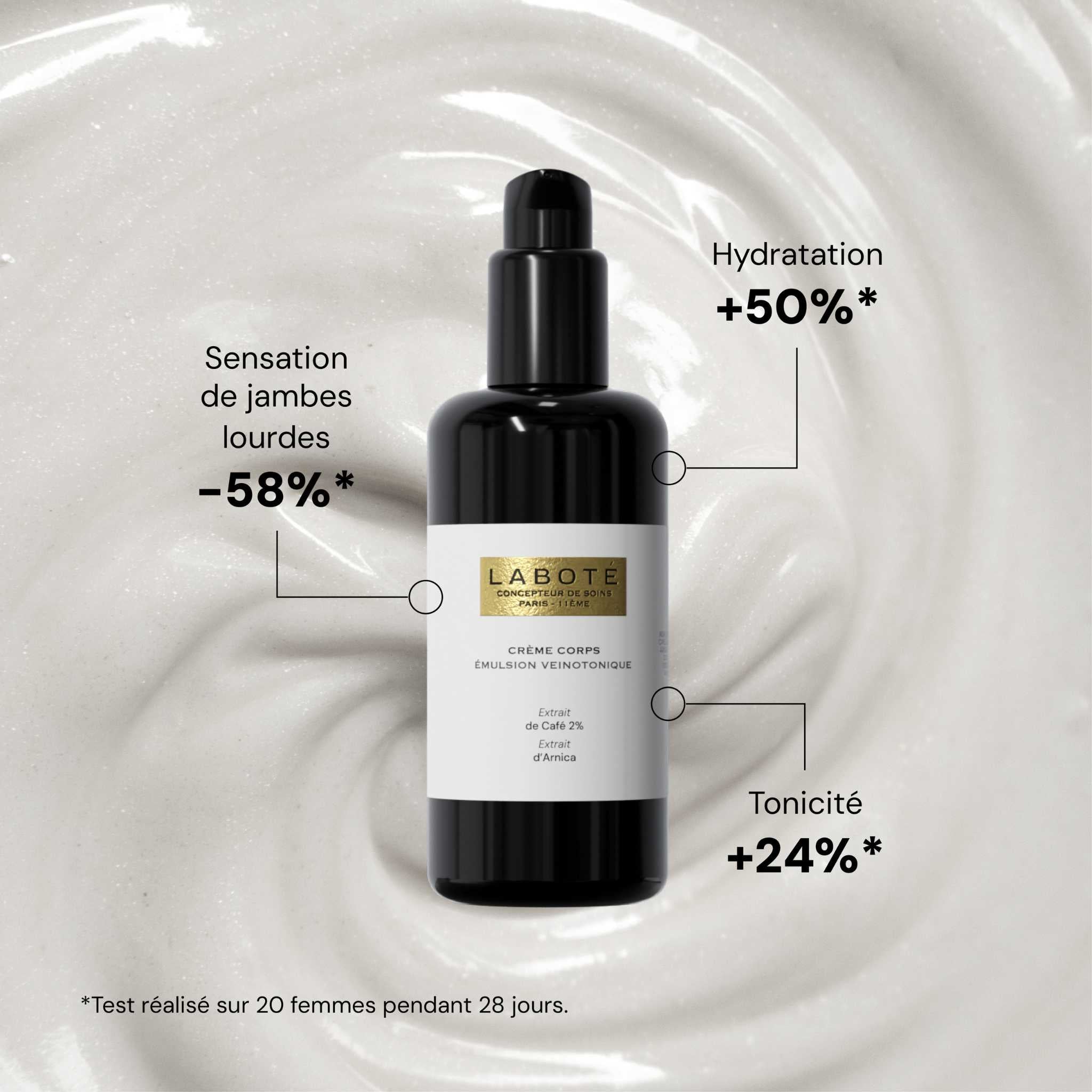 Crème corps veinotonique - Maison Les Pierres Dorées