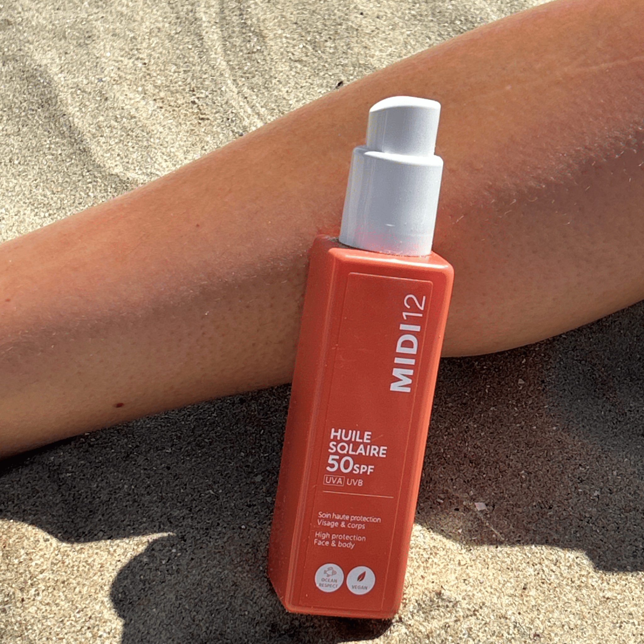Huile solaire SPF50 - Maison Les Pierres Dorées